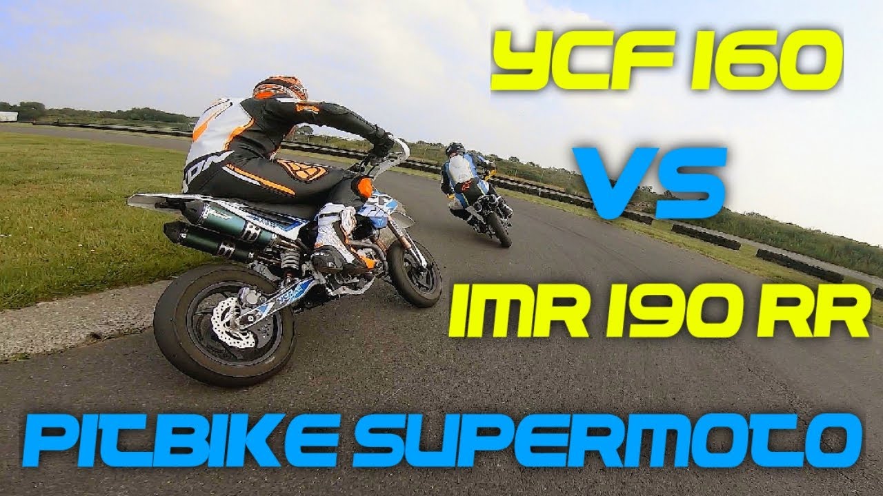 Pitbike Supermoto: IMR 190 RR + YCF 160 Supermoto in Vledderveen