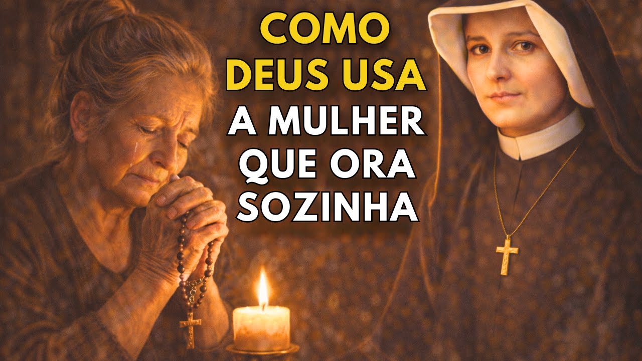Você se reza sozinha todas as noites Deus não ignora isso.... Santa Faustina revela graça escondida