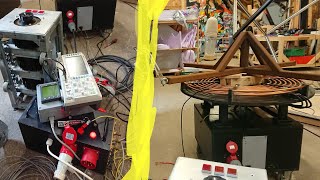 large tesla coil - kaizer drsstc 3 - test after 5 years in storage