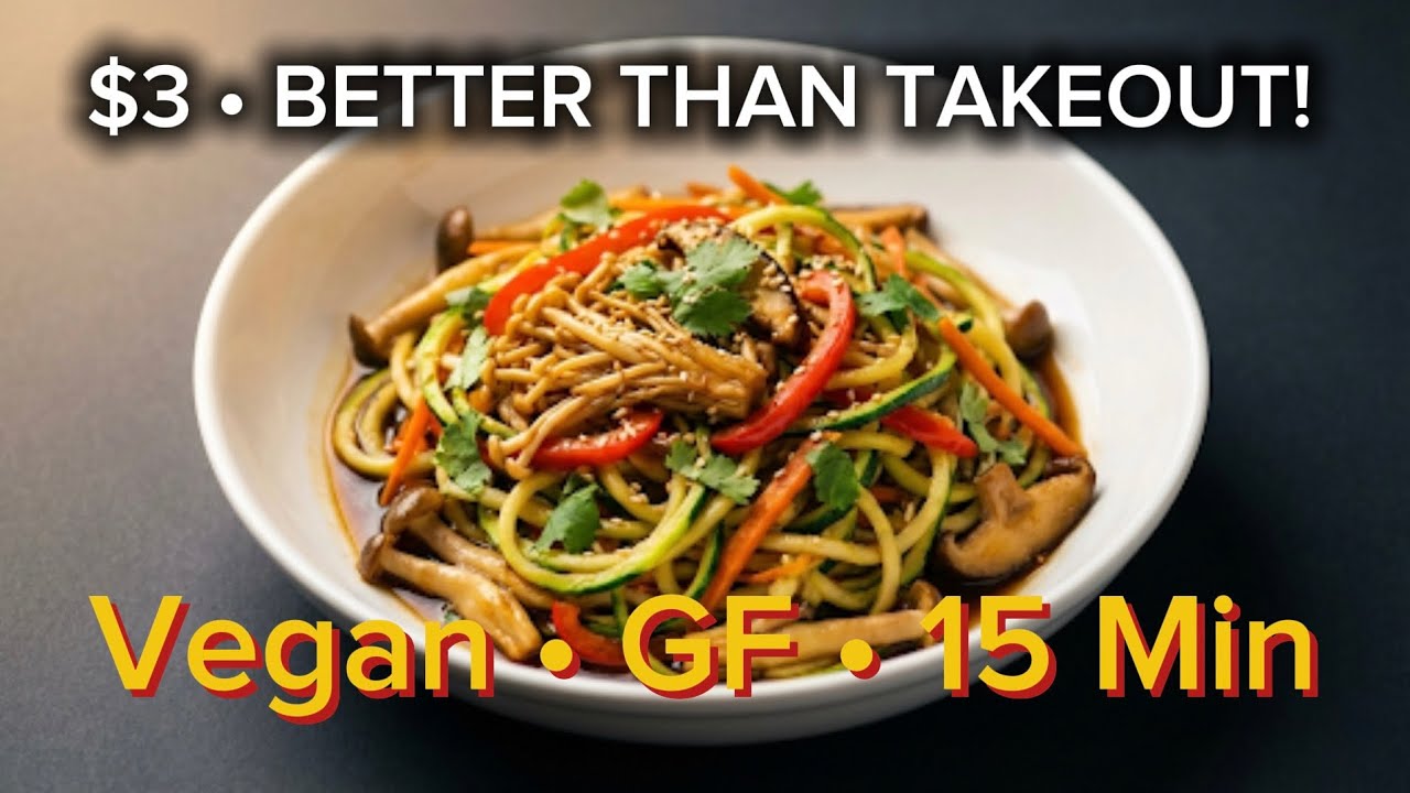 I Made Zucchini Noodles in 15 Minutes — And They’re Better Than Pasta! 🍜