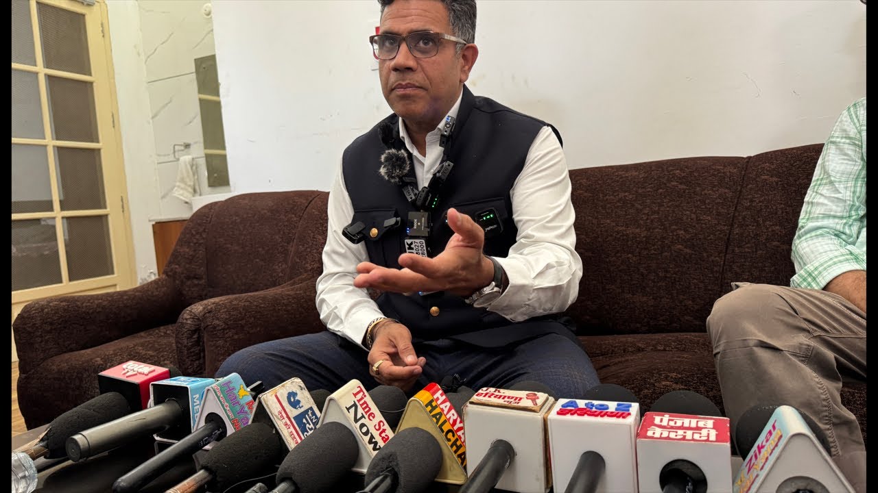 नारनौन्द फ़ार्म हाउस से रणबीर सिंह लोहान की press कॉन्फ्रेंस Live