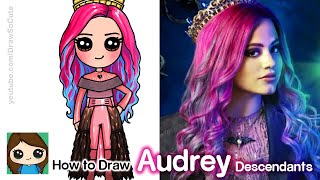 How to Draw Princess Audrey | Disney Descendants 3 screenshot 5