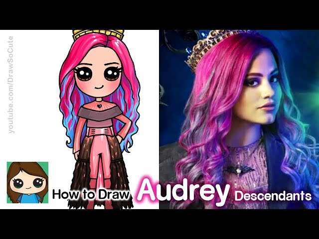 How to Draw Princess Audrey | Disney Descendants 3 - YouTube