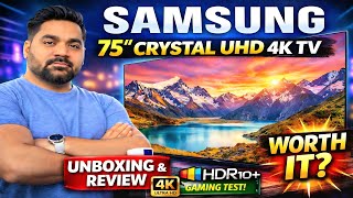 Samsung 75" Crystal UHD 4K Smart TV UA75U8000FUXXL Review | Best 75 Inch TV?