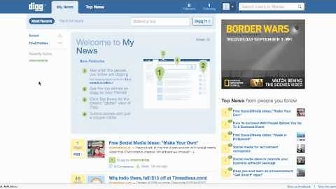Social Bookmarking - The New Digg.