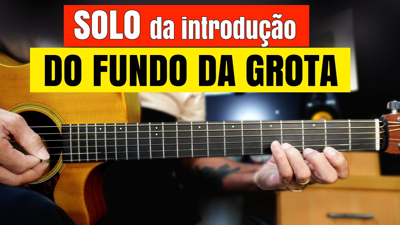 Como tocar DO FUNDO DA GROTA - SOLO da intro - Prof.  Sidimar Antunes