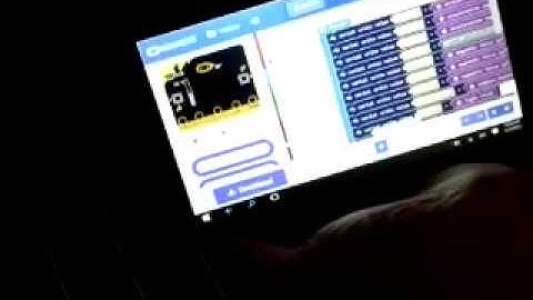 Windows10 app: MakeCode for micro:bit BETA on 7" Tablet [en]