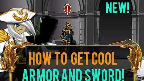 =AQW= How To Get COOL non member Armor and Sword!!