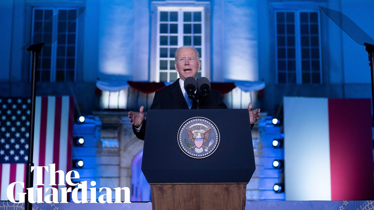 Biden tells crowd Putin 'cannot remain in power'