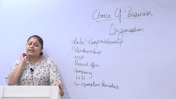 Choice of Business Organisation | Setting up of Business Entities and Closure by Janhavi Mam