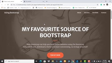Using Bootstrap, JavaScript, Css , Template customize