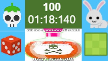 Google Snake Poison Fast Dice 100 Apples in 1:18.140 (WR)