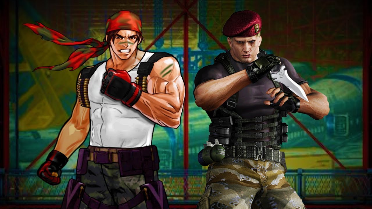 M.U.G.E.N - Ralf Jones vs Jack Krauser (King of Fighters vs. Resident Evil)