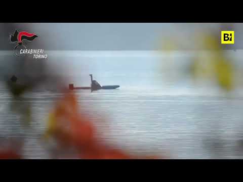 Turín, el minisubmarino para transportar droga entre Italia y Albania