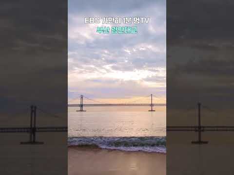 <strong>EBS</strong> 가만히 1분 멍TV 부산 광안대교와 파도🌊 #shorts #<strong>바다</strong> #멍