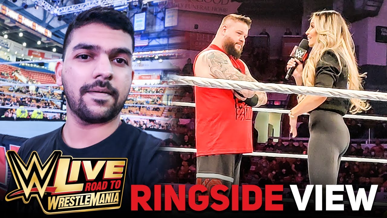 MY EXPERIENCE WATCHING WWE LIVE RINGSIDE🔥🔥 | WWE Live Event Kitchener March 26, 2022