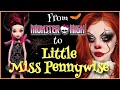 LITTLE MISS PENNYWISE / Halloween Special Monster High Doll Repaint by Poppen Atelier/ VINTAGE CLOWN