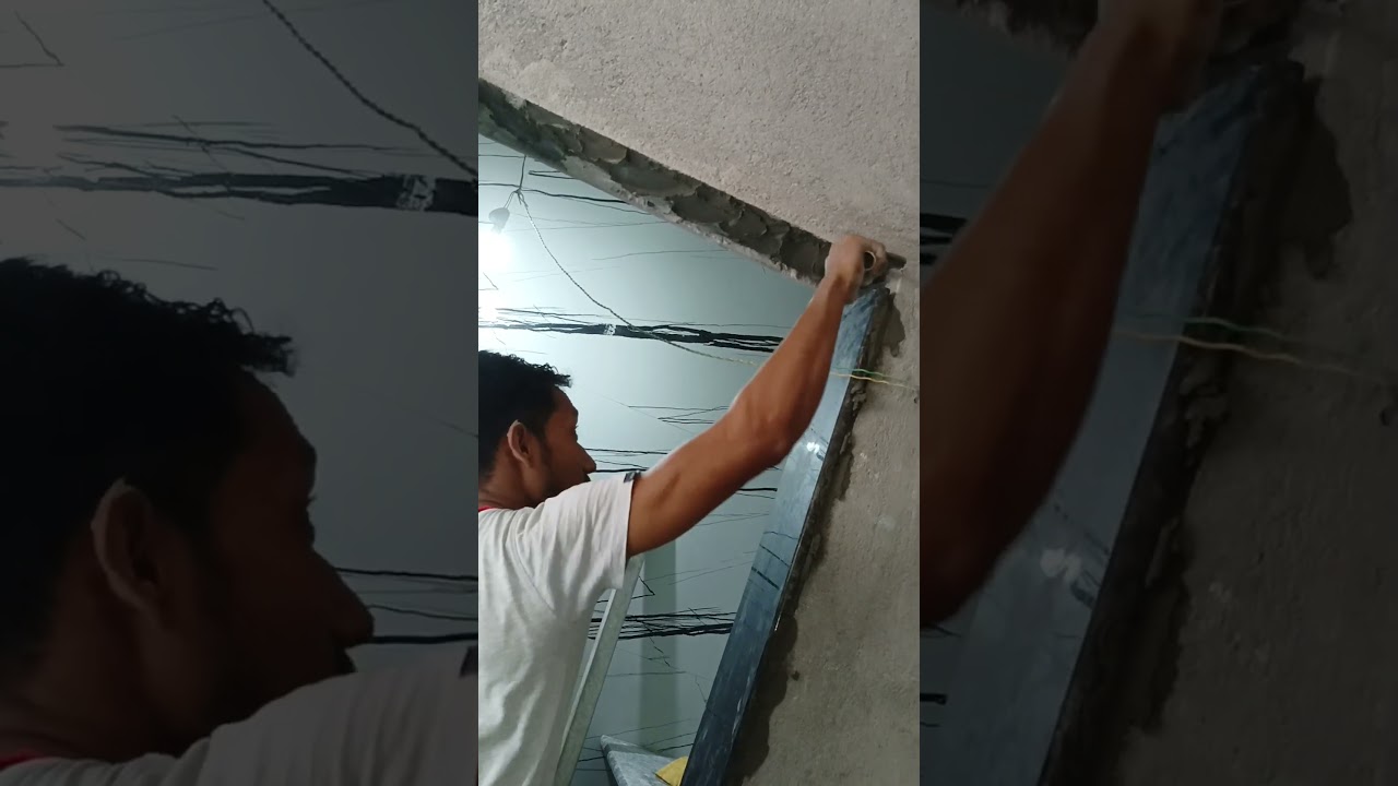 Granite door frame fitting process🔥🔥✨ | granite chokhat frame install |