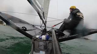 Learning to sail a Mach 2 Foiling International Moth for the modern man - 1st outing….