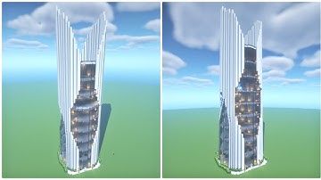 How To Build a Skyscraper in Minecraft - Minecraft Tutorial