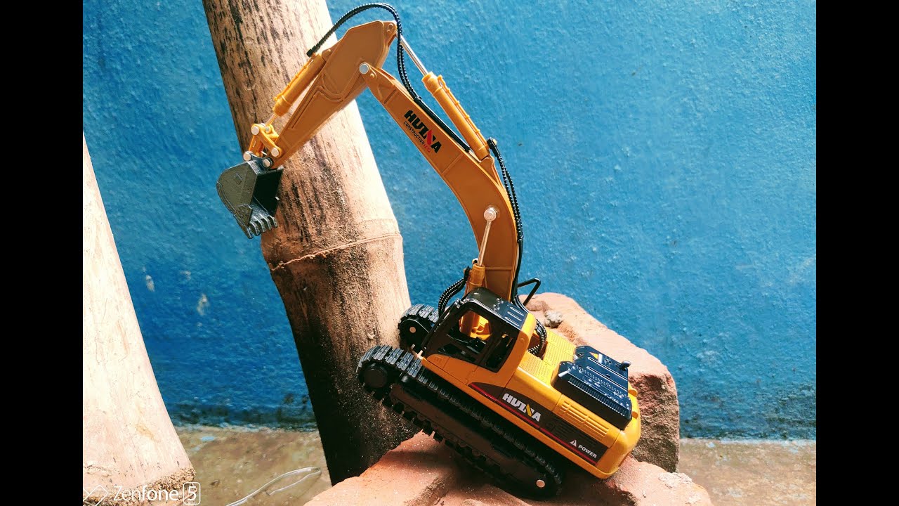  Bulldozer model Toy UNBOXING Metallic Excavator YouTube
