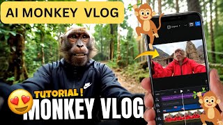 Ai Monkey Vlogs Video Kaise Banaye How To Make Monkey Vlog With Ai Ai Vlog Video Kaise Banaye.
