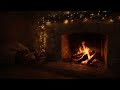🔥 Burning Fireplace & Crackling Fire Sounds (NO Music) Christmas Fireplace