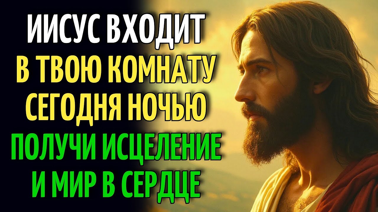ИИСУС ВХОДИТ В ТВОЮ КОМНАТУ ЭТОЙ НОЧЬЮ: ПОЛУЧИ МИР, ИСЦЕЛЕНИЕ И ОТВЕТ | Молитва На Ночь