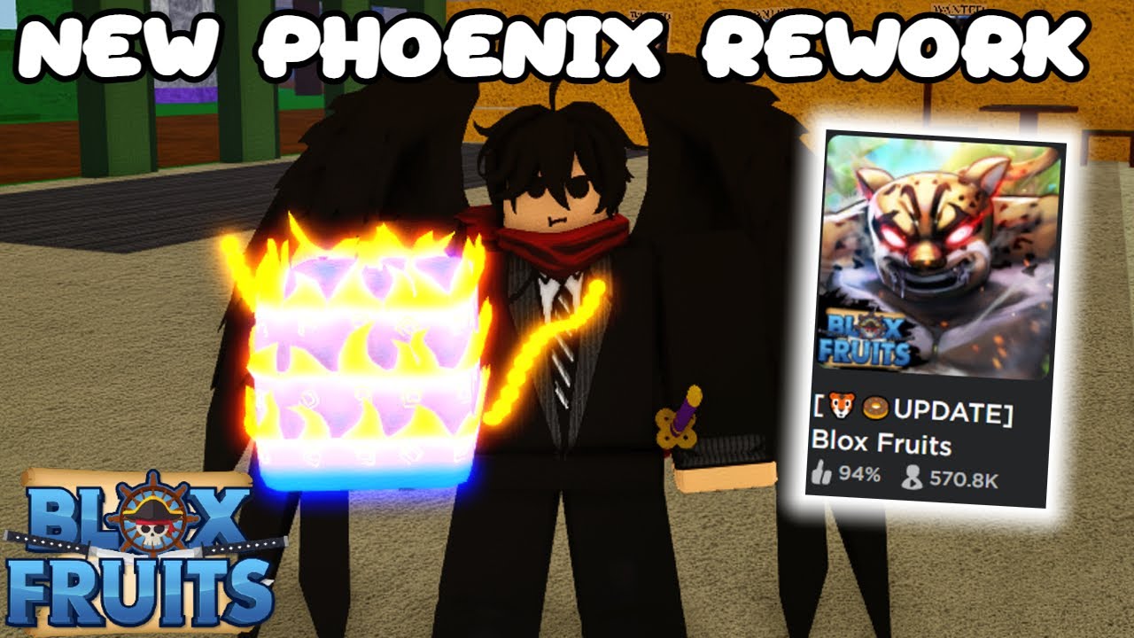 Dude This Phoenix Is So Cool and Shiny Credits: Gamer Robot (the owner : r/ bloxfruits