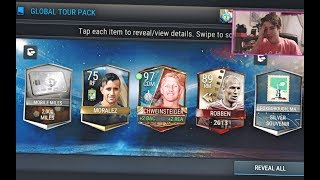 FIFA Mobile *UNBELIEVABLE* Global Tour PACK OPENING & PLANS!!! 97 PULL!! | FIFA Mobile iOS | BGS