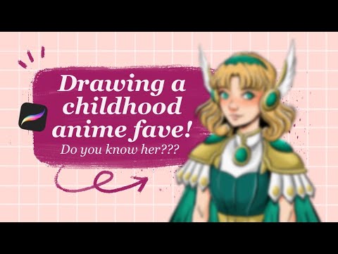 DRAWING FUU FROM MAGIC KNIGHT RAYEARTH | Childhood Anime Redraw | Filipino Digital Artist | Dubai
