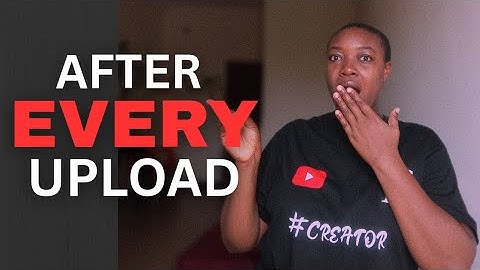 5 things you MUST do after uploading a YouTube video