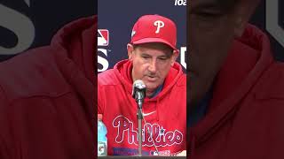 Famous “Crazy” Philly fans and Phillies manager likes it     #nfl #news #mlb #philadelphia #baseball Wealth