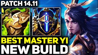 RANK 1 BEST MASTER YI IN THE WORLD NEW BUILD GAMEPLAY! (PATCH 14.11) | Season 14 League of Legends