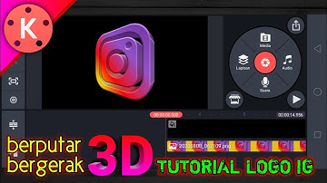 Tutorial membuat logo 3D bergerak & berputar dikinemaster | Step by step