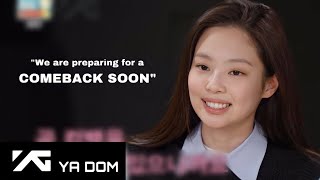 Jennie announcing BLACKPINK comeback on National Television