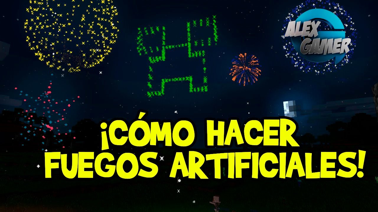 ✓ Como funcionan los fuegos artificiales? - Minecraft - Java/Bedrock 