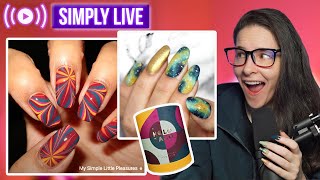 Reacting to your nail art !tea LIVE  and maybe some Death game later