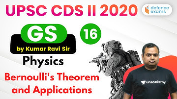 8:30 PM - UPSC CDS (II) 2020 | GS by Kumar Ravi Sir | Bernoulli