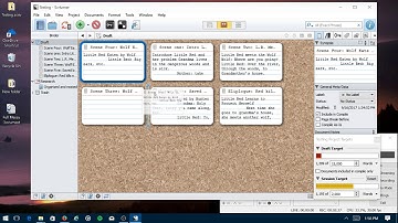 Synopsis through Scrivener