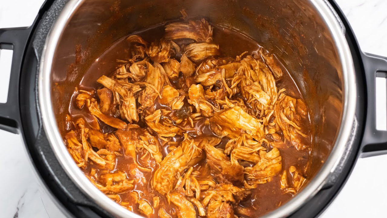East Instant Pot Shredded Mexican Chicken - YouTube