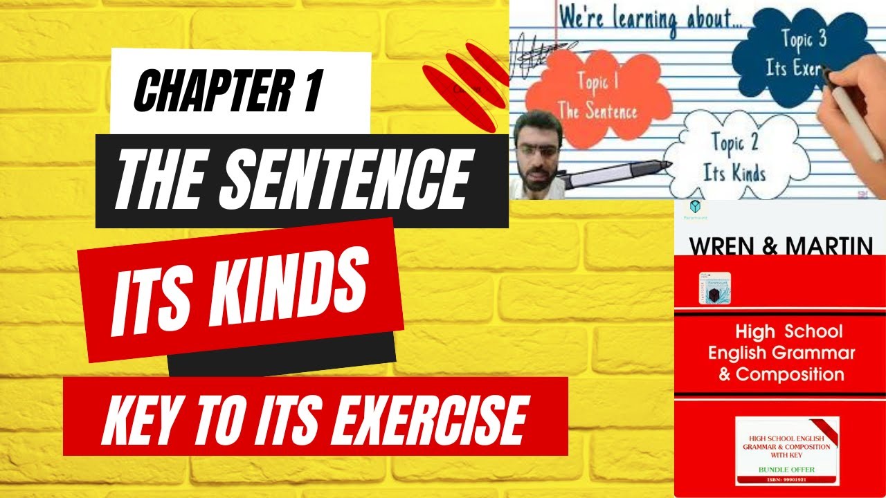 The Sentence | Its Kinds | Its Exercise | Wren and Martin | Chapter 1 ...