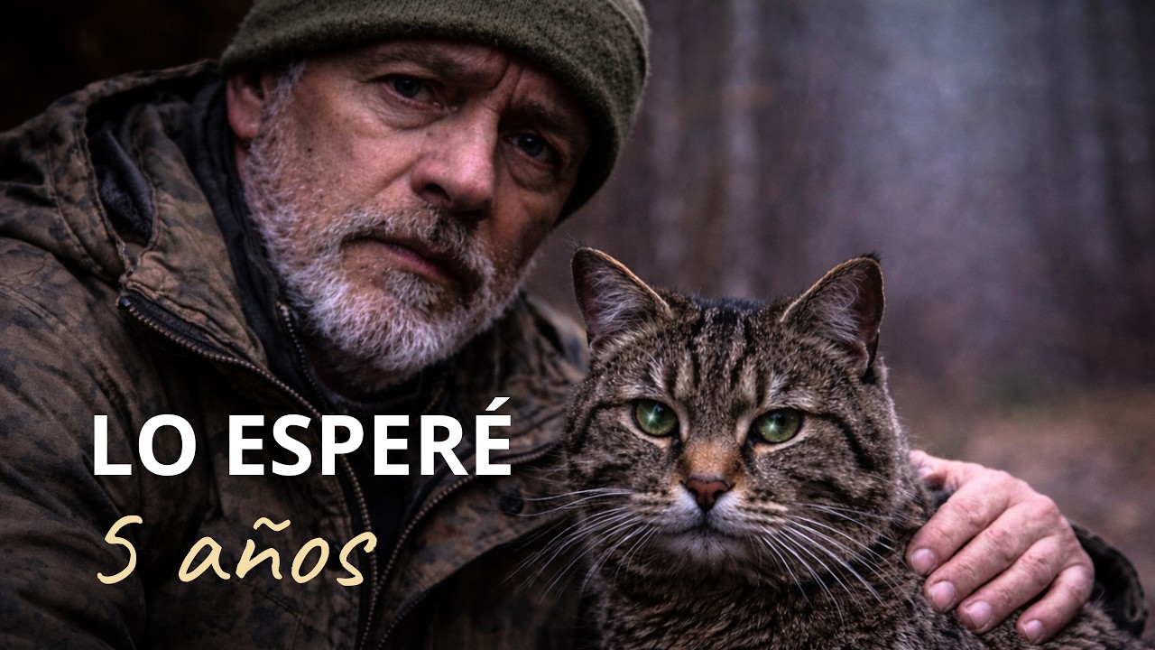 Un gato gris en la taiga. Lo esperé 5 años… y un día no volvió