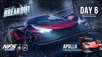 Need For Speed No Limits | Apollo Intensa Emozione (Winter Breakout - Day 6 | Resistance) - SE Guide