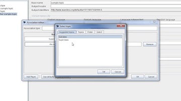 Wandora tutorial - Editing associations