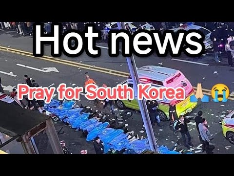 Hot news about 50 people suffer cardiac arrest in Seoul itaewon area Halloween crowd at SOUTH KOREA