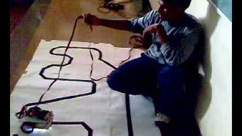 GALGOTIA -GNIX represnts autonomous robotics show by gaurav pawar