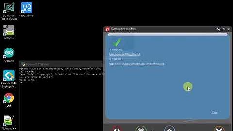 Screenpresso - end first video recording and Youtube upload