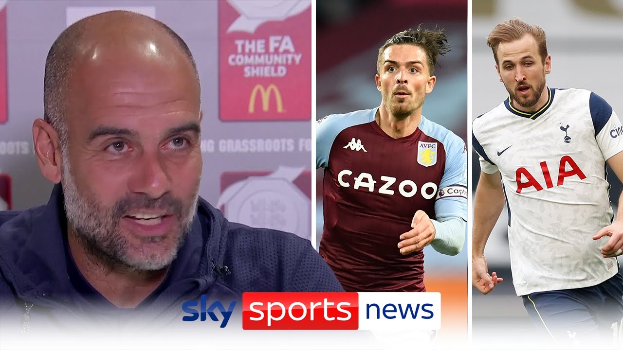 Pep Guardiola on why he signed Jack Grealish, Harry Kane rumours and Lionel Messi leaving Barcelona