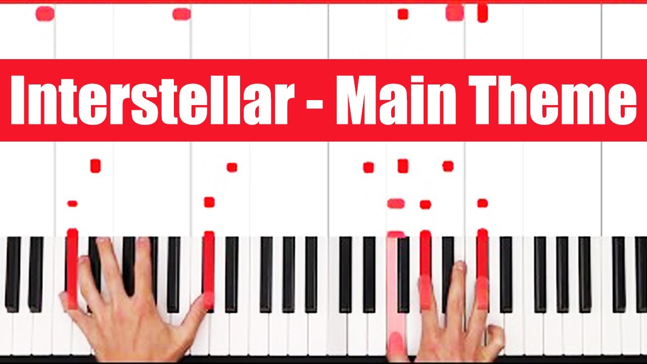 aburrido hacha Familiarizarse Interstellar Piano - How to Play Main Theme Interstellar Piano Tutorial! -  YouTube